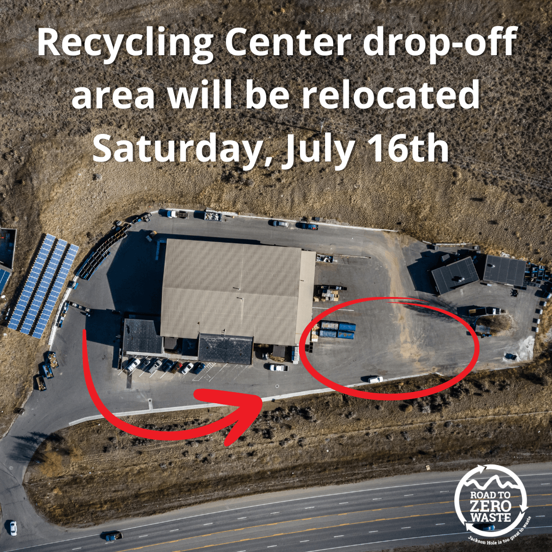 Recycling Center Bins Relocated 7.16.22
